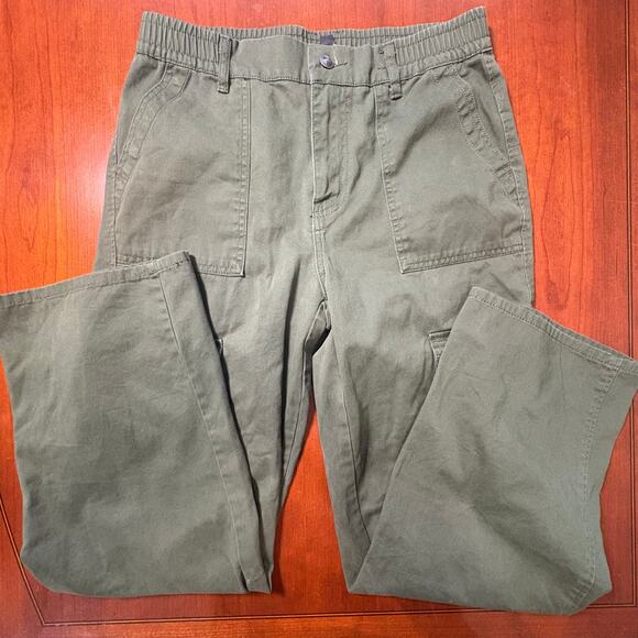 Ambiance Apparel Green Elastic Waist Pants Size Large - Picture 1 of 5